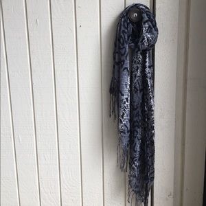 Snake skin print scarf